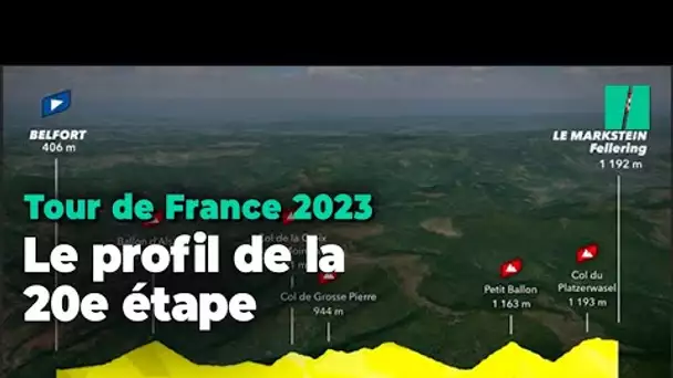 Tour de France 2023: le parcours de la 20e étape