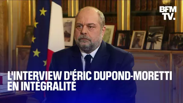 Éric Dupond-Moretti s'exprime sur BFMTV après sa relaxe par la Cour de Justice de la République
