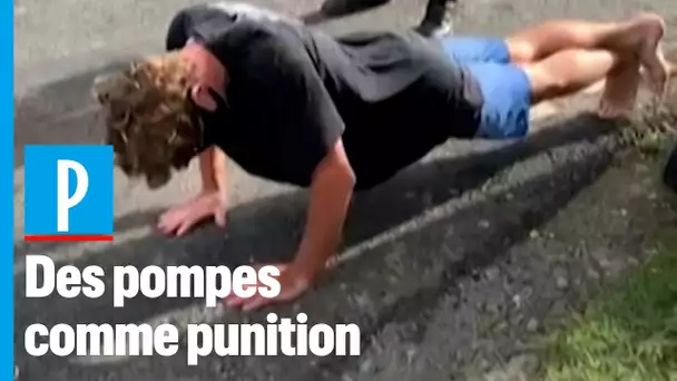Covid-19 : à Bali, la police impose des séries de pompes aux étrangers sans masque