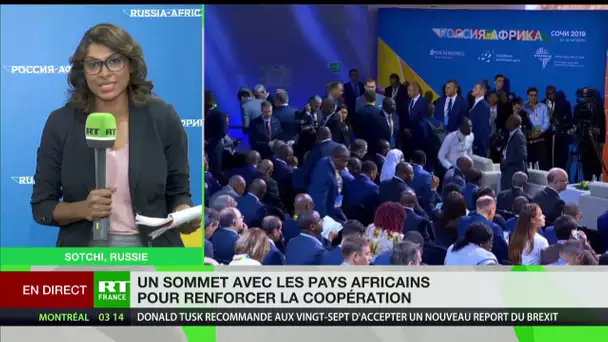 Sommet Russie - Afrique : ouverture du premier grand sommet entre la Russie et le continent africain