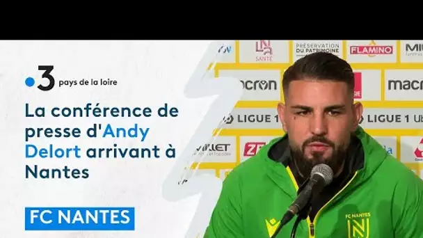 FC Nantes : la conférence de presse d'Andy Delort