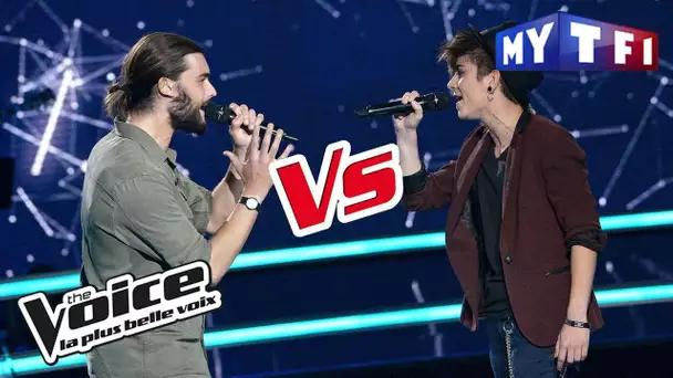 Damien VS Chloé - « Déjeuner en paix » (Stephan Eicher) | The Voice 2017 | Battle