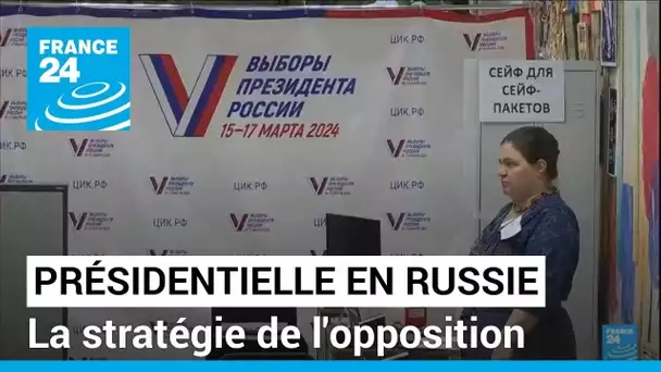 "Midi contre Poutine", la stratégie de l'opposition russe pour saper l'élection • FRANCE 24