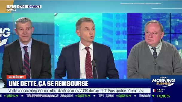 Le débat : Une dette, ça se rembourse, par Jean-Marc Daniel et Nicolas Doze