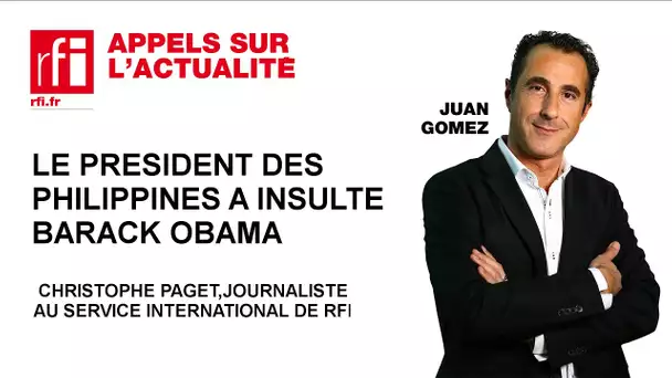 Le président des Philippines a insulté Obama