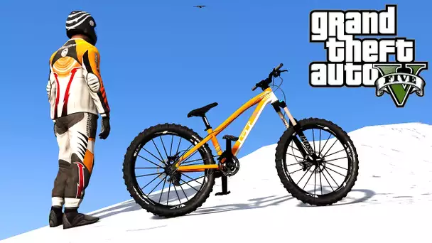 UN VRAI VELO DE DESCENTE SUR GTA 5 ! DOWNHILL