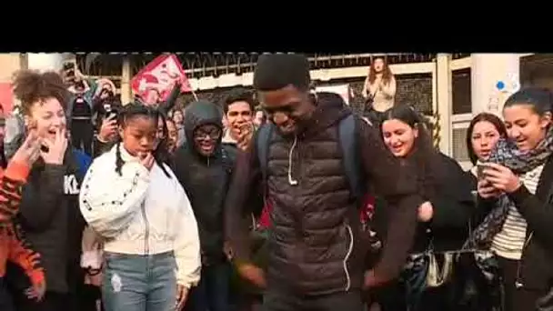 Blocage du Lycée Victor Hugo à Marseille