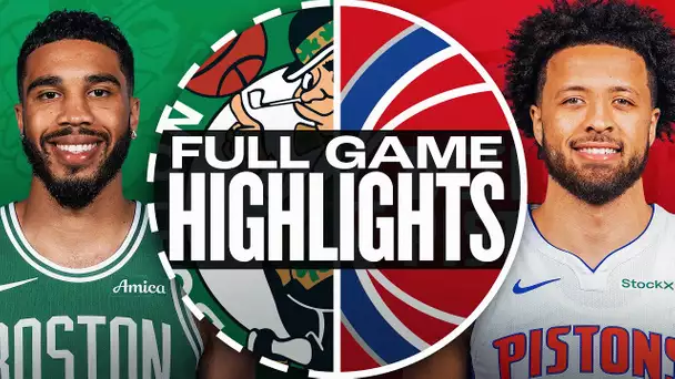CELTICS at PISTONS | FULL GAME HIGHLIGHTS | February 26, 2025