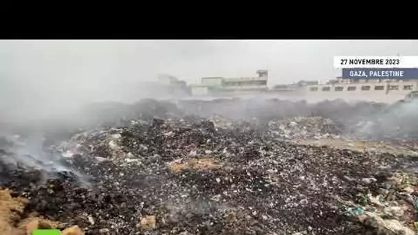 🇵🇸 Gaza : des amoncellements d’ordures suscitent l’inquiétude