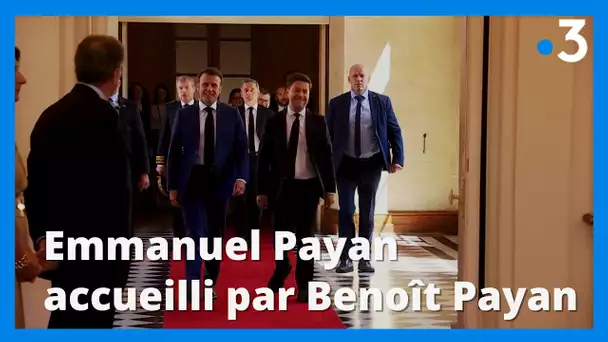 Visite de Macron à Marseille : le président de la République est accueilli par le maire Benoît Payan