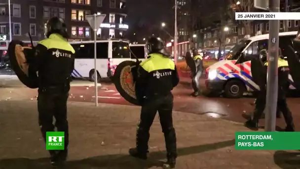 Pillages, barricades et affrontements : nouvelle nuit d'émeute contre le couvre-feu aux Pays-Bas