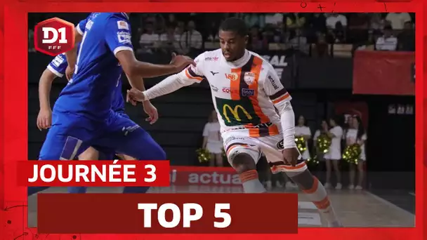 D1 Futsal, journée 3 : le "Top 5"