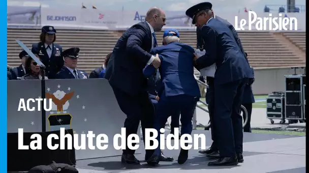 États-Unis : Joe Biden chute violemment lors d’une cérémonie
