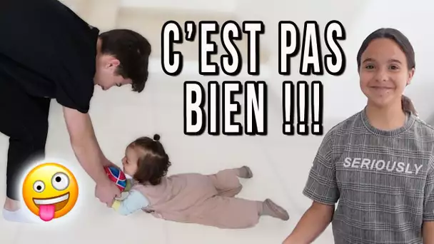 FAUT PAS TRAINER LE BÉBÉ ! 😂