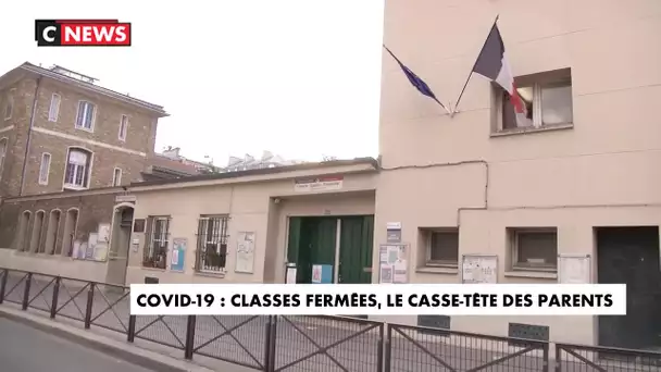 Covid-19 : classes fermées, le casse-tête des parents