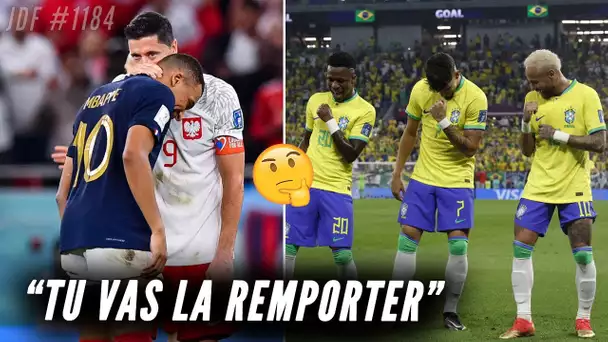 Ce que LEWANDOWSKI a dit à MBAPPÉ à la fin du match... Les danses du BRÉSIL agacent !