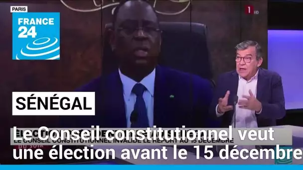 Sénégal : le Conseil constitutionnel "invite" à organiser une élection "dans les meilleurs délais"