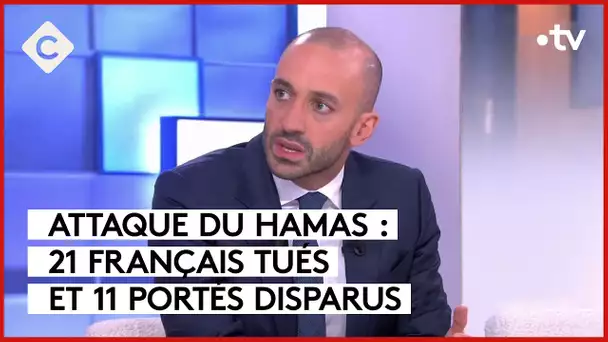 De retour d’Israël, le député Benjamin Haddad témoigne - C à Vous - 17/10/2023