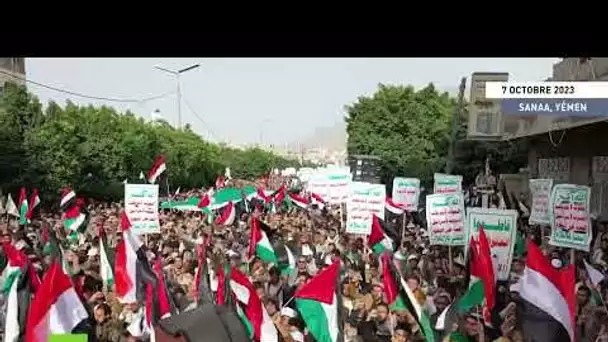 🇾🇪 Yémen : des milliers de manifestants en soutien à l'opération palestinienne contre Israël