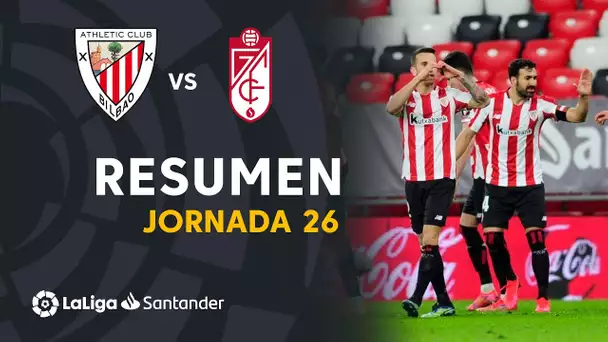 Resumen de Athletic Club vs Granada CF (2-1)