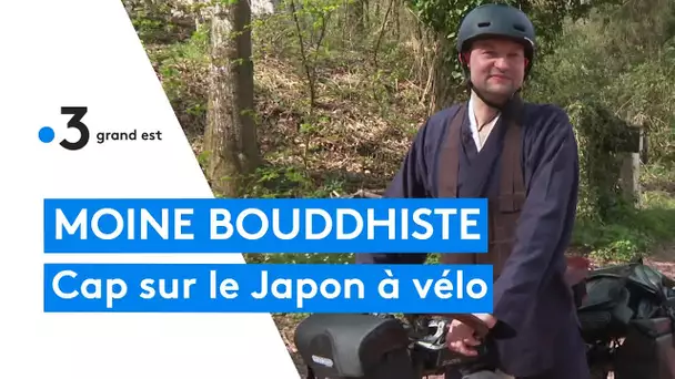 Un moine bouddhiste strasbourgeois en route pour le Japon à vélo