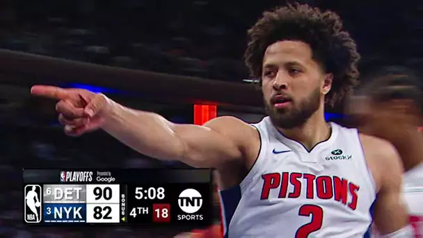 Final 5:08 WILD ENDING! Knicks vs Pistons Game 2 👀 | April 21, 2025