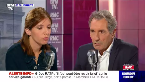 "La RATP doit rembourser les usagers" selon aurore bergé