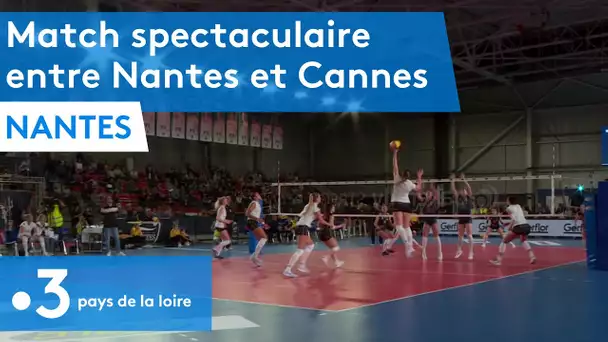 Le Volley-Ball Nantes s'impose 3-2 face à Cannes