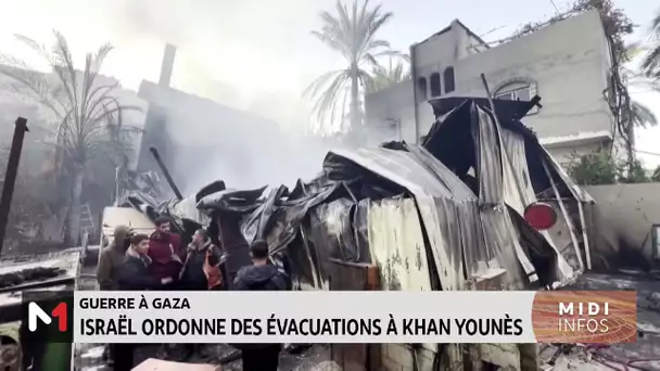 Guerre à Gaza : Israël ordonne des évacuations à Khan Younès