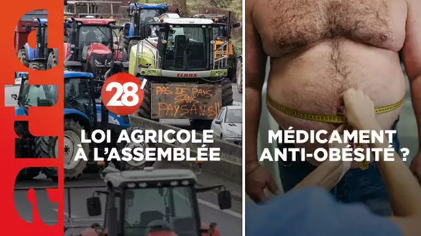 Maigrir : un médicament révolutionnaire ? / La loi agricole arrive à l’Assemblée - 28 Minutes - ARTE