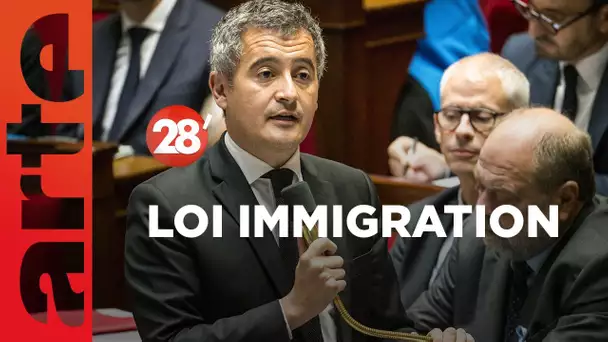 Loi immigration : le gouvernement en quête d'un impossible compromis ? - 28 Minutes - ARTE