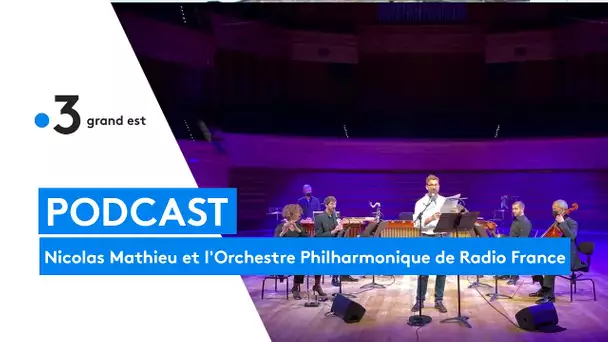 Nicolas Mathieu enregistre un podcast avec l’Orchestre Philharmonique de Radio France