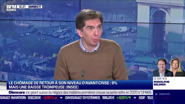 Bertrand Martinot (Siaci Saint Honoré): Chômage, une baisse en trompe l'œil au 4e trimestre (Insee)
