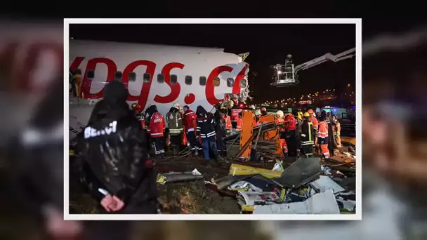 ✅  EN IMAGES / Boeing 737 brisé en trois après une sortie de piste en Turquie : 3 morts et 179 bless