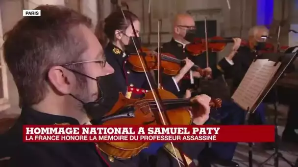Hommage national à Samuel Paty : la cérémonie s'achève sur une symphonie de Mozart