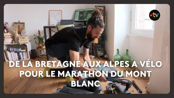 Portrait de Malo Camus : de la Bretagne aux Alpes a vélo pour le Marathon du Mont Blanc