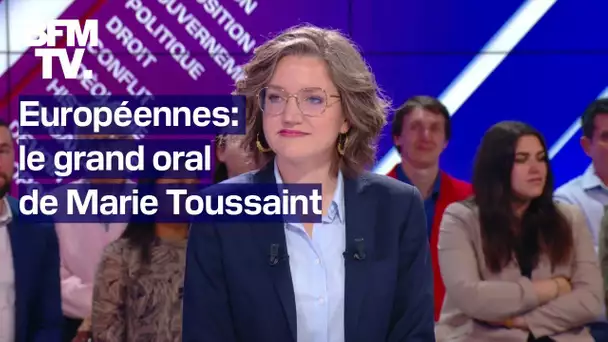 Européennes: le grand oral de Marie Toussaint