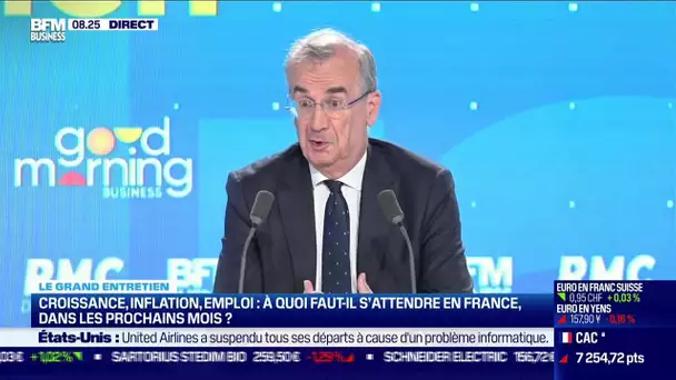 François Villeroy de Galhau (Banque de France) : L'activité du secteur privé toujours en baisse