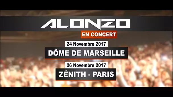 Alonzo en concert à Paris et Marseille avec Skyrock !