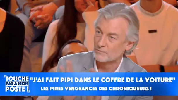 "J'ai fait pipi dans le coffre de la voiture" : les pires vengeances des chroniqueurs !