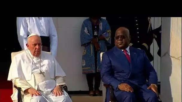 A Kinshasa, le pape François dénonce un "colonialisme économique qui se déchaîne" • FRANCE 24