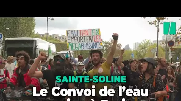 Le Convoi de l’eau arrive à Paris pour alerter contre les méga-bassines