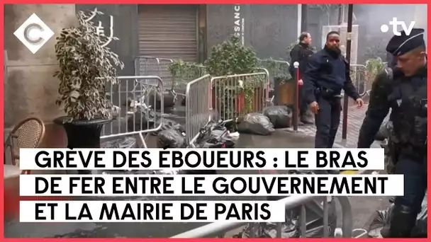 La bataille des poubelles - Le 5/5 - C à Vous - 15/03/2023