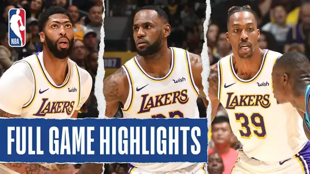 HORNETS at LAKERS | Davis, James and Howard Post Double-Doubles | Oct. 27, 2019
