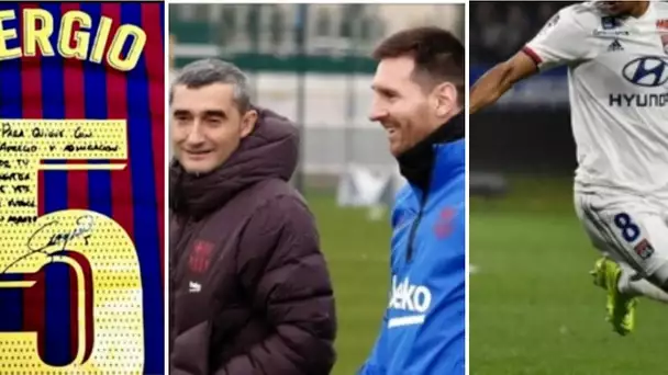 Le PSG sur un Lyonnais / Messi remercie Valverde , busquets Setien