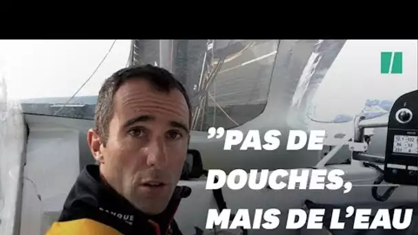 Sur la Route du Rhum 2018, pas de douches mais de l'eau de mer et du savon