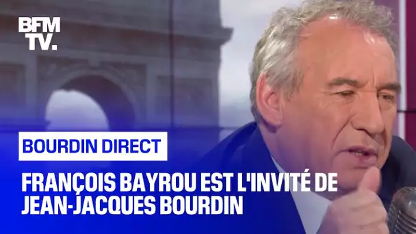 François Bayrou face à Jean-Jacques Bourdin en direct