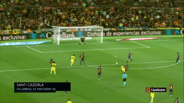 Watch Cazorla’s screamer and Vinicius Junior’s curler with the LiveScore 360Replay Camera