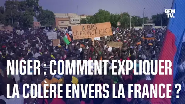 Comment expliquer la colère envers la France lors du coup d'État au Niger?