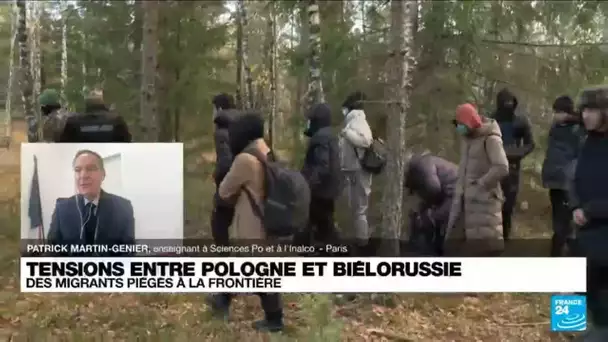 "Plusieurs milliers" de migrants piégés à la frontière entre la Pologne et la Biélorussie